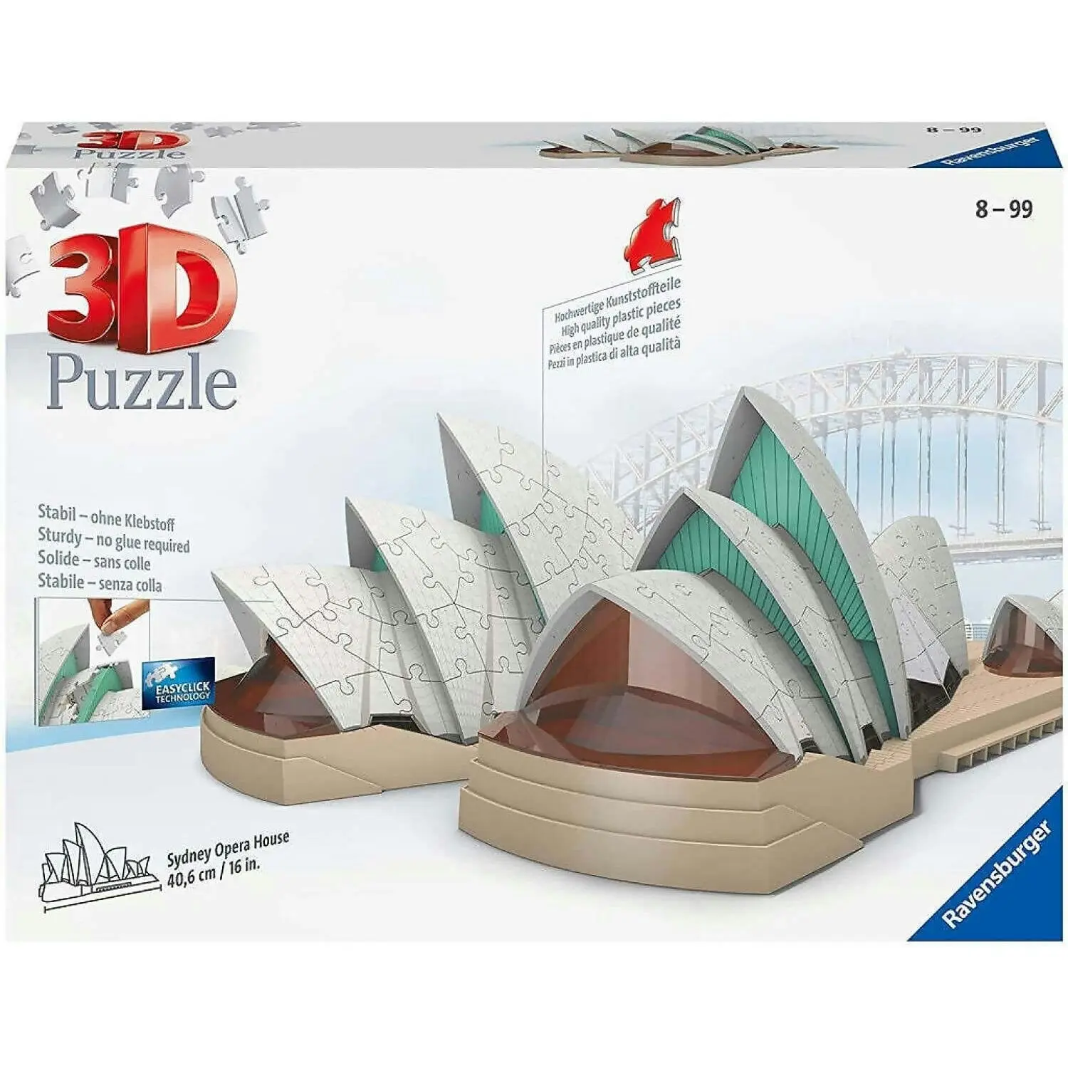 Ravensburger - Sydney Opera House 3D Jigsaw Puzzle 237 Pieces