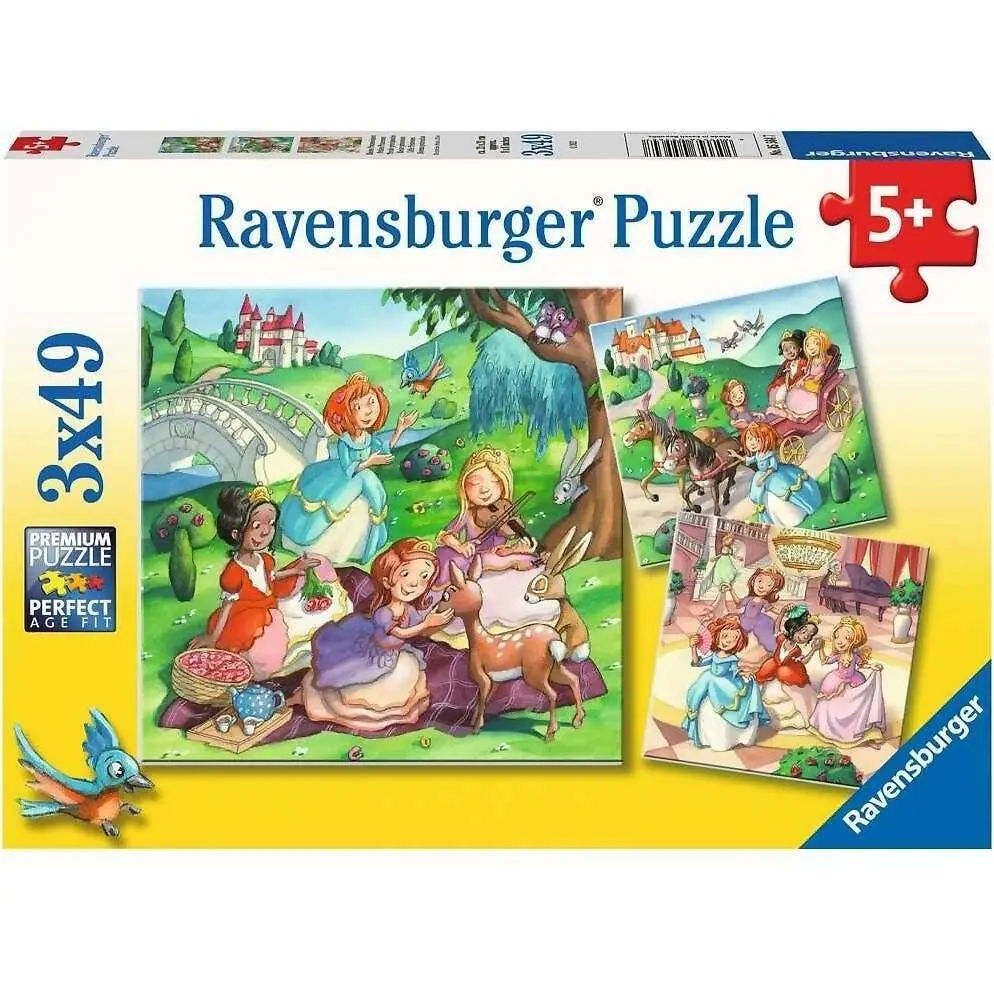 Ravensburger - Little Princesses Jigsaw Puzzle 3x49 Pieces