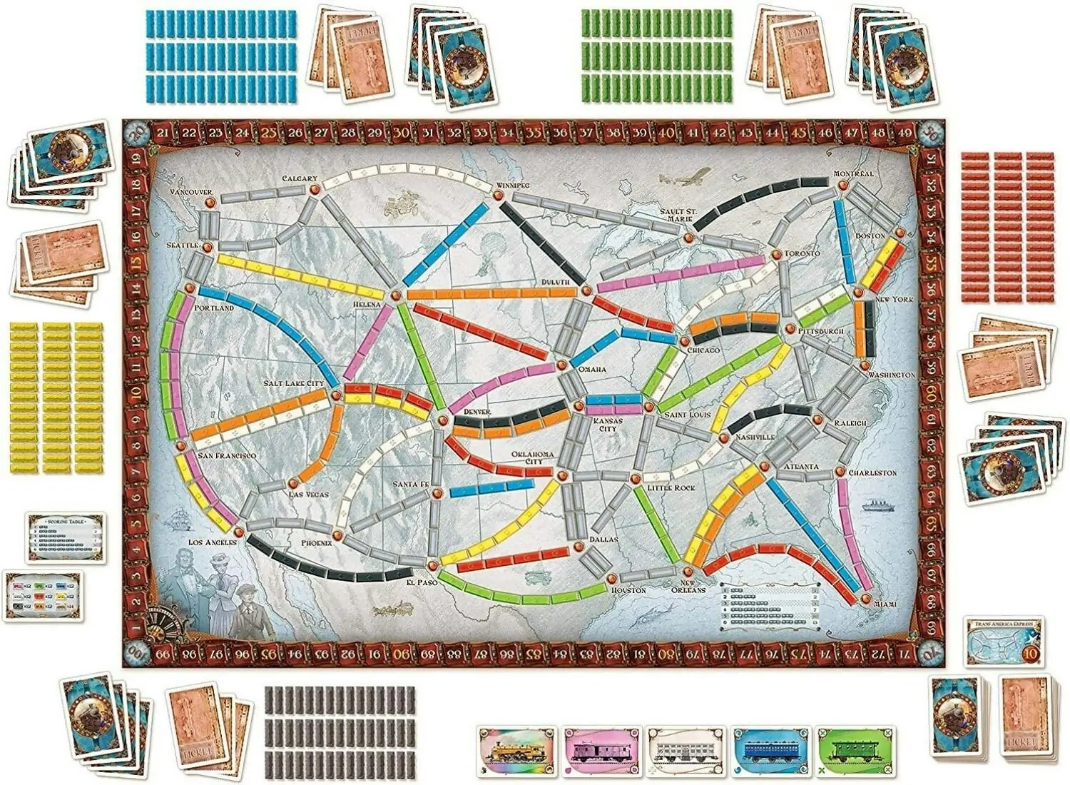 Asmodee - Days Of Wonder Ticket To Ride Board Game