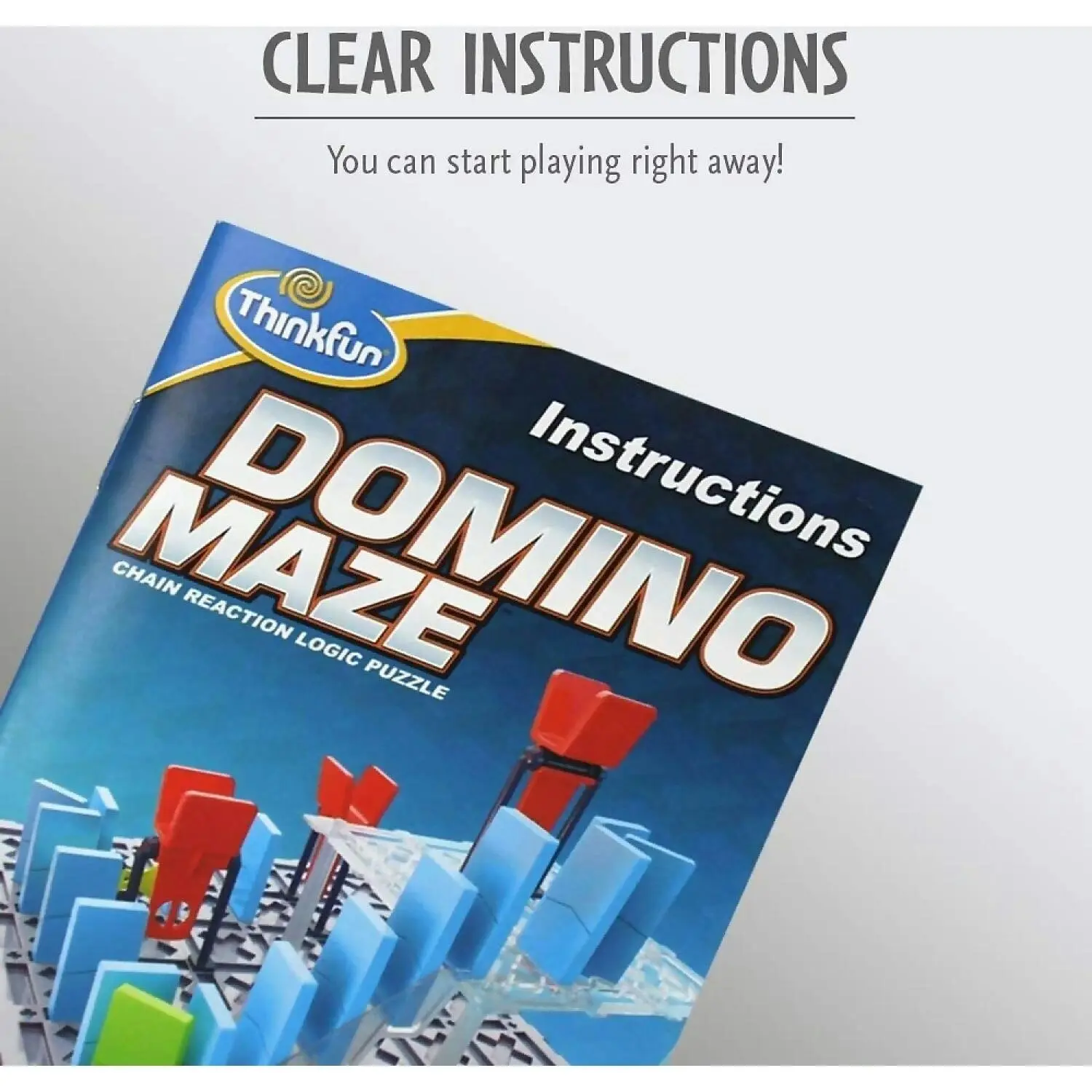 ThinkFun - Domino Maze Boards and logic puzzle Game