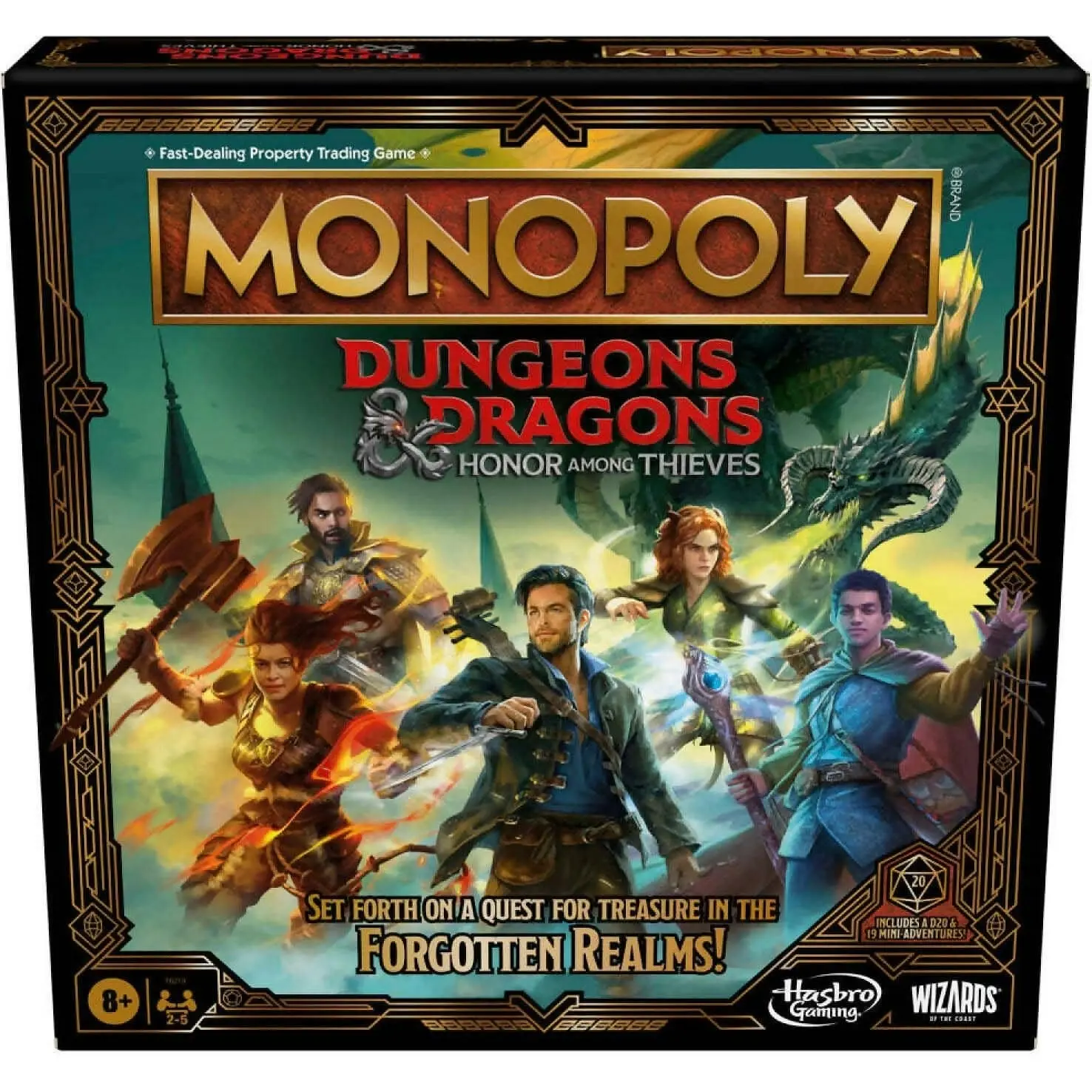 Monopoly - Monopoly Dungeons And Dragons Movie Honor Among Thieves Game - Hasbro