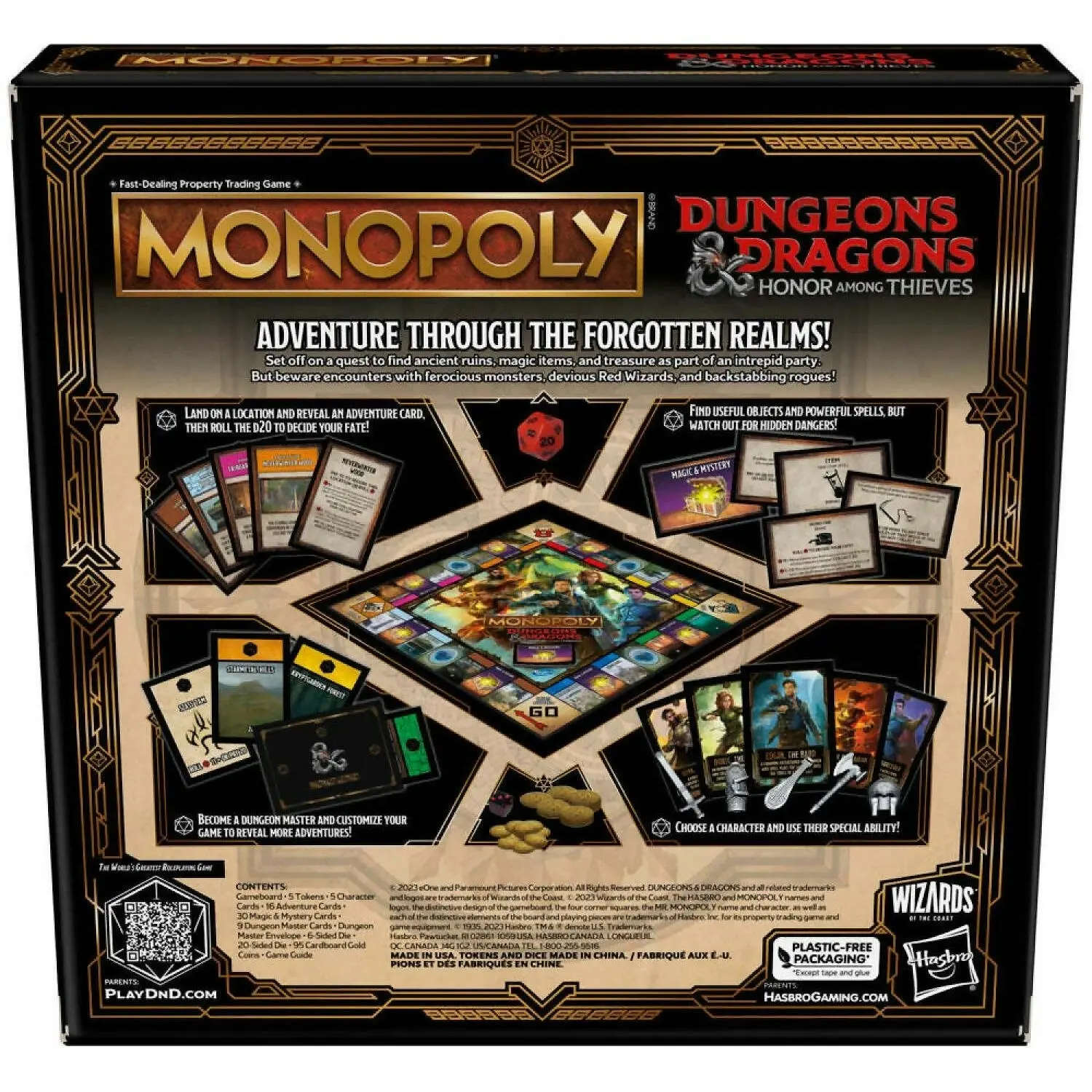 Monopoly - Monopoly Dungeons And Dragons Movie Honor Among Thieves Game - Hasbro