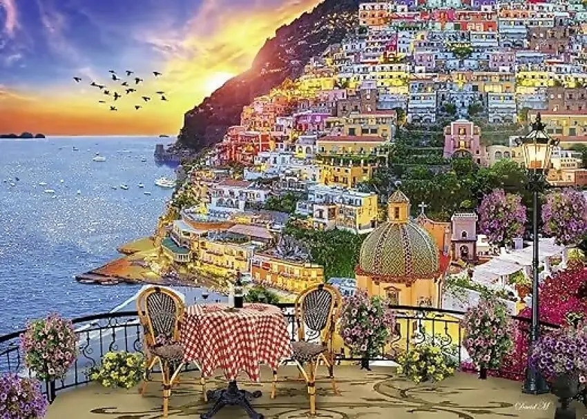 Ravensburger - Positano Italy Jigsaw Puzzle 1000 Pieces