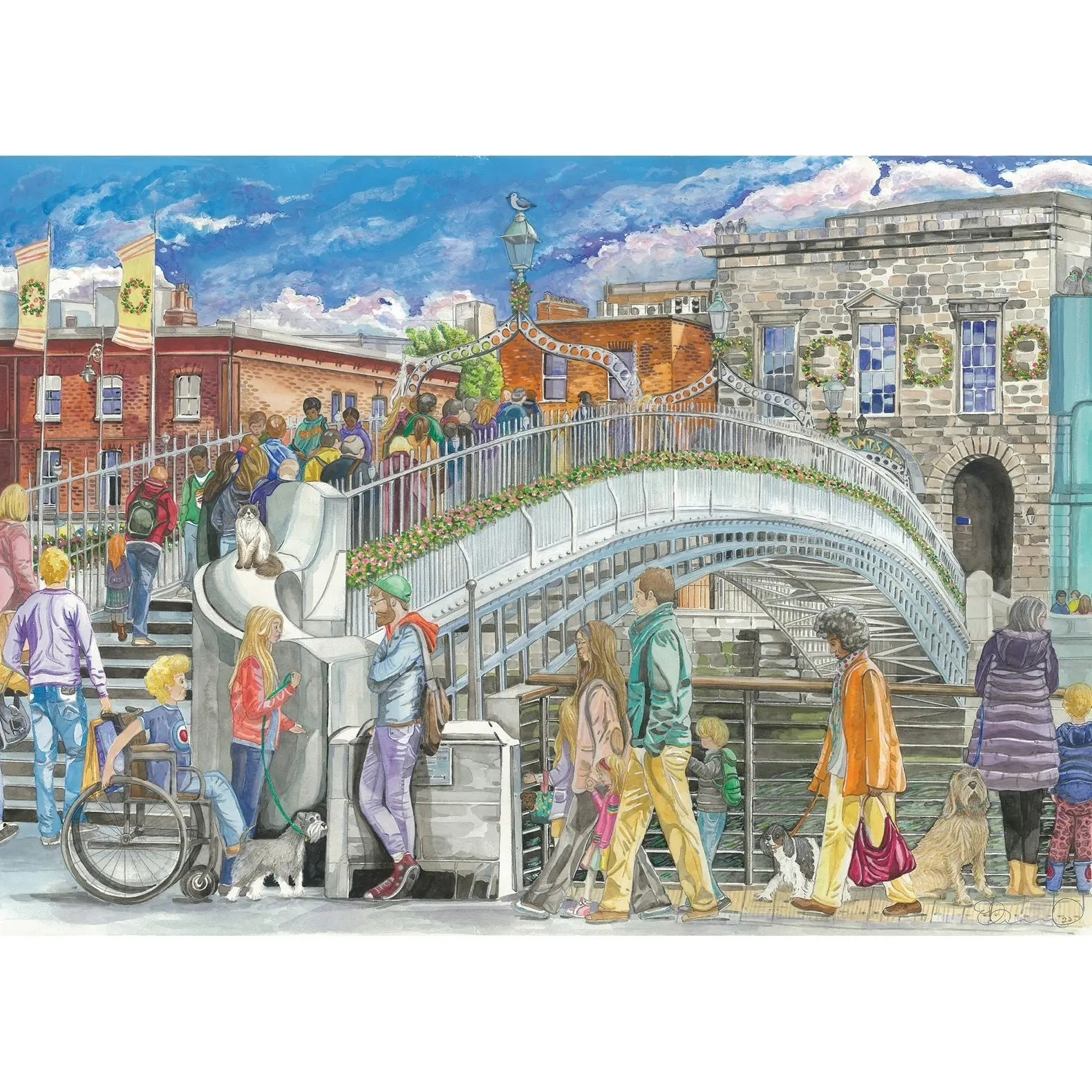 Gibsons - HaPenny Bridge - Jigsaw Puzzle 1000 Pieces