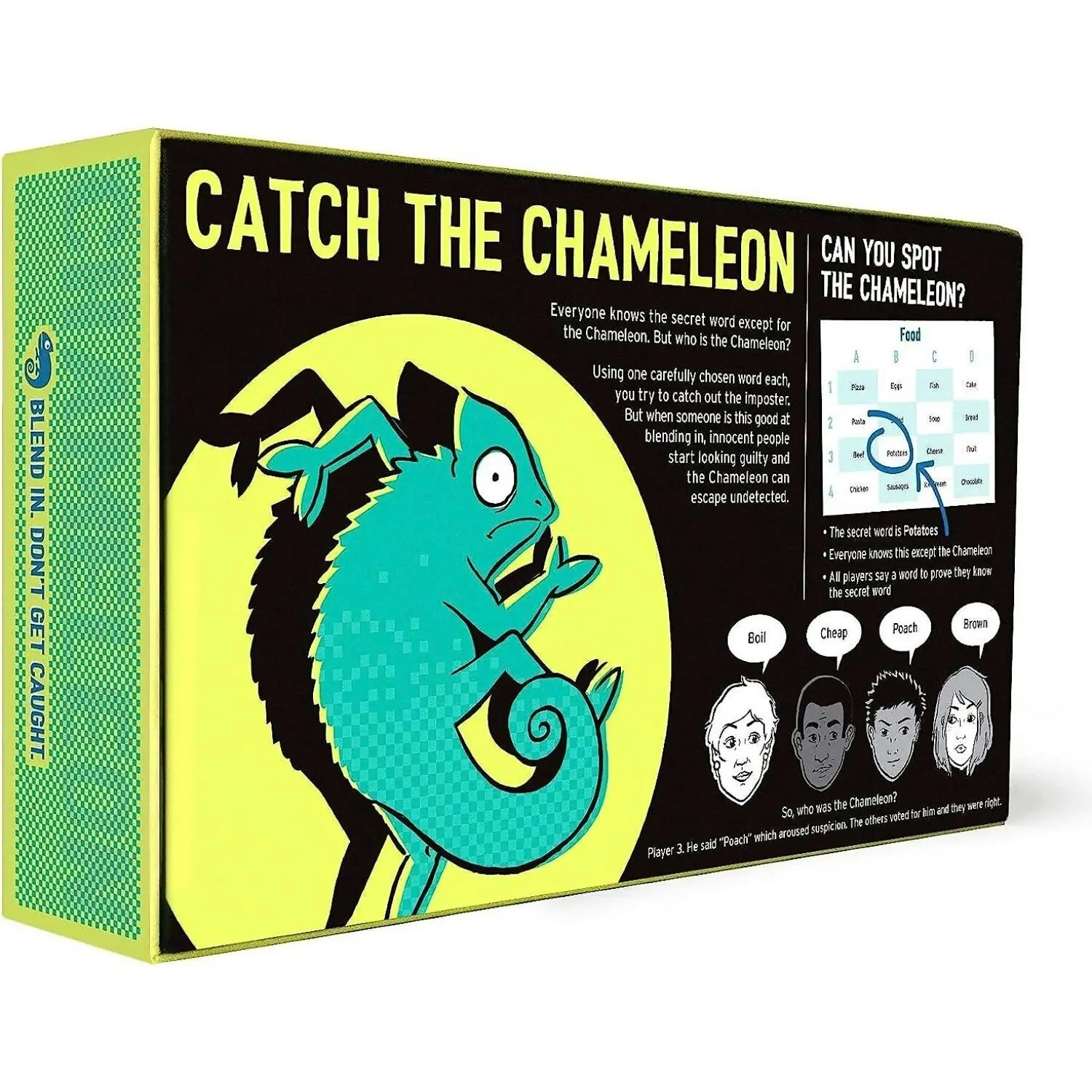 The Chameleon Bluffing Board Game By Big Potato