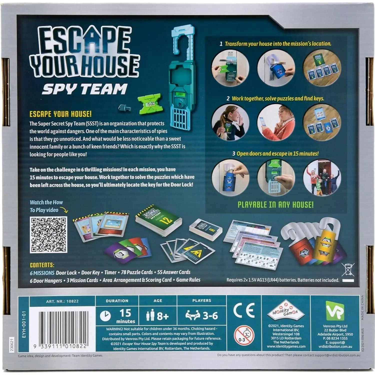 Escape Room The Game - Escape Your House - Identity Games