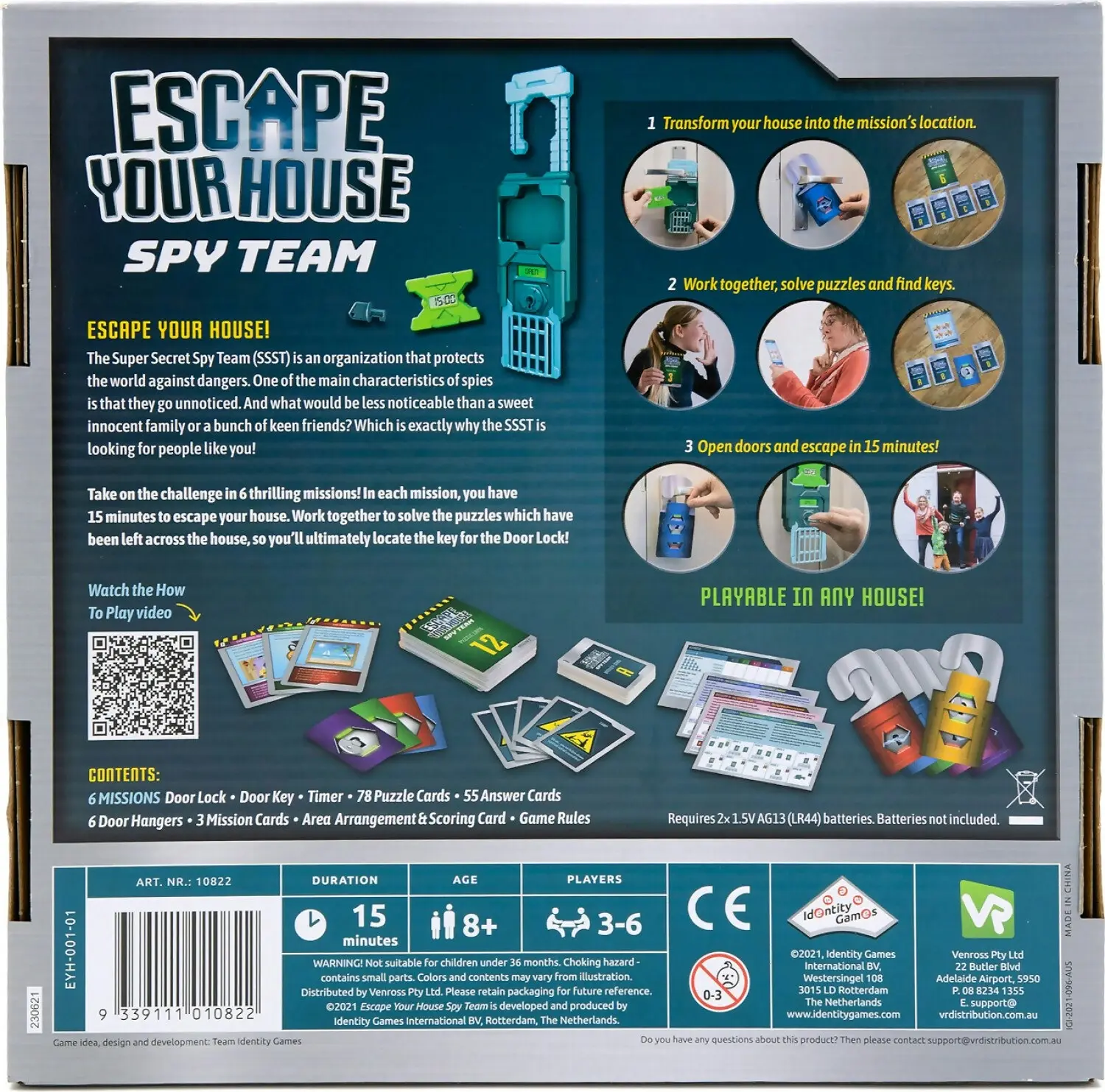 Escape Room The Game - Escape Your House - Identity Games