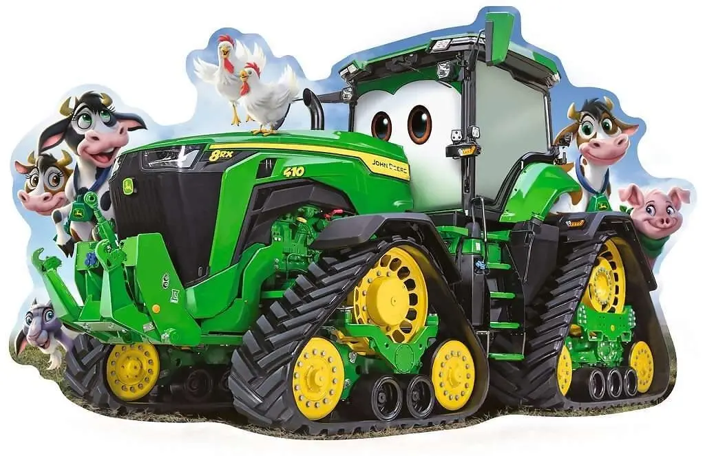 Ravensburger - John Deere Tractor Shaped Floor Jigsaw Puzzle 24 Pieces