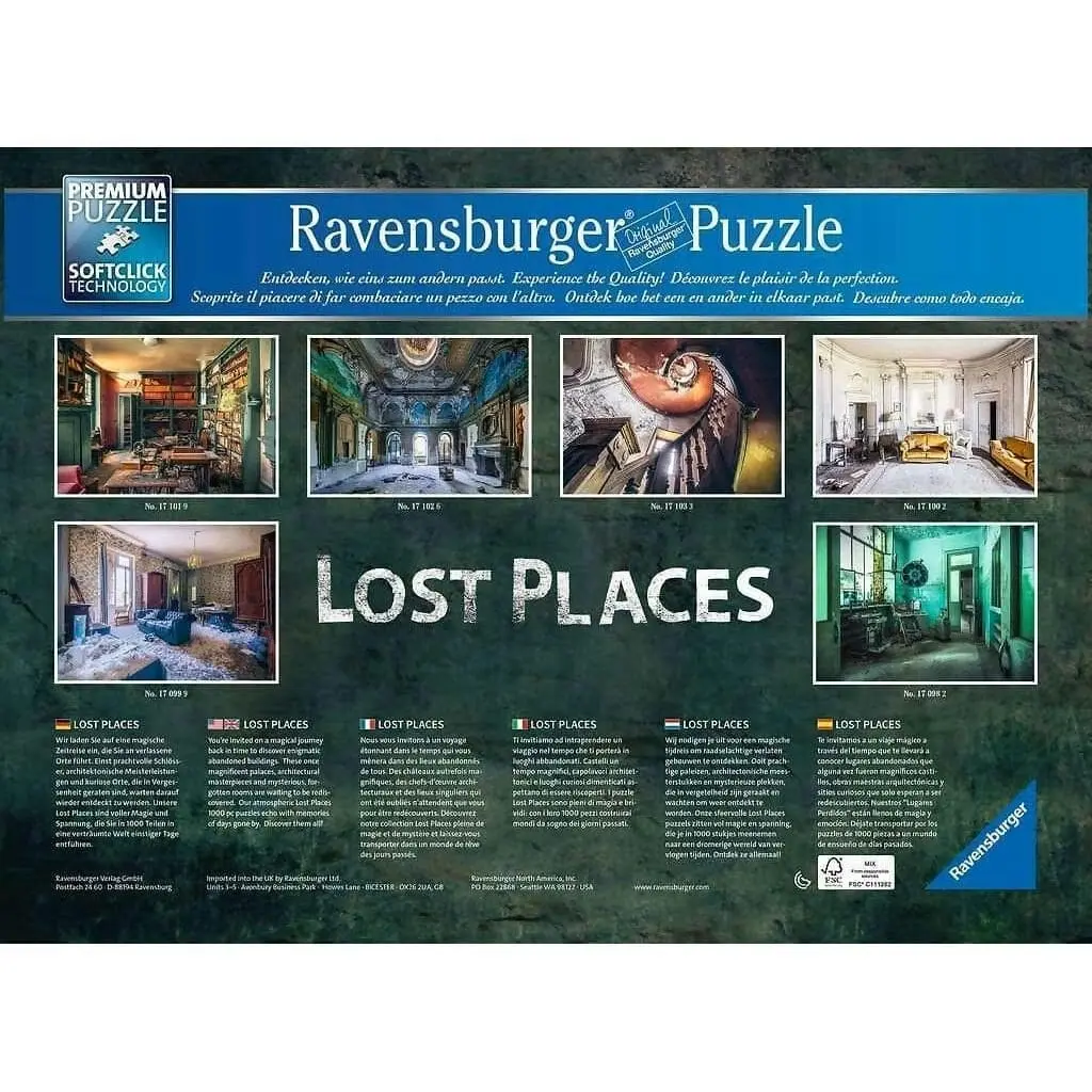 Ravensburger - Dreamy Lost Places Jigsaw Puzzle 1000 Pieces