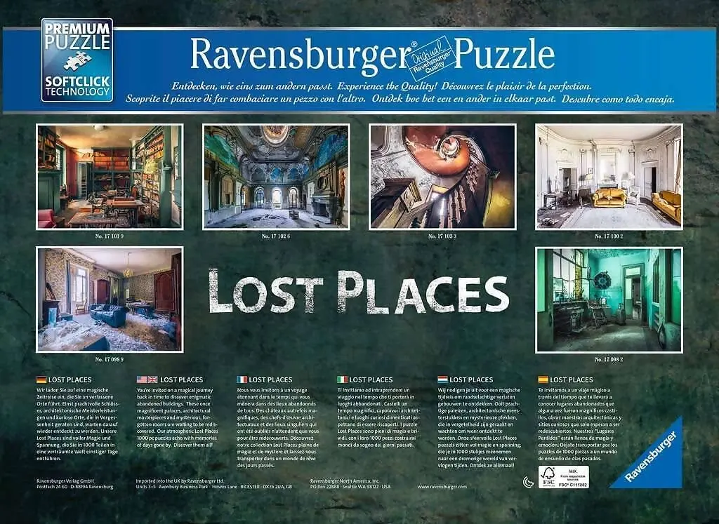 Ravensburger - Dreamy Lost Places Jigsaw Puzzle 1000 Pieces