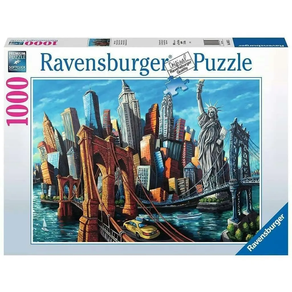 Ravensburger - Welcome To New York 1000 Pieces Jigsaw Puzzle