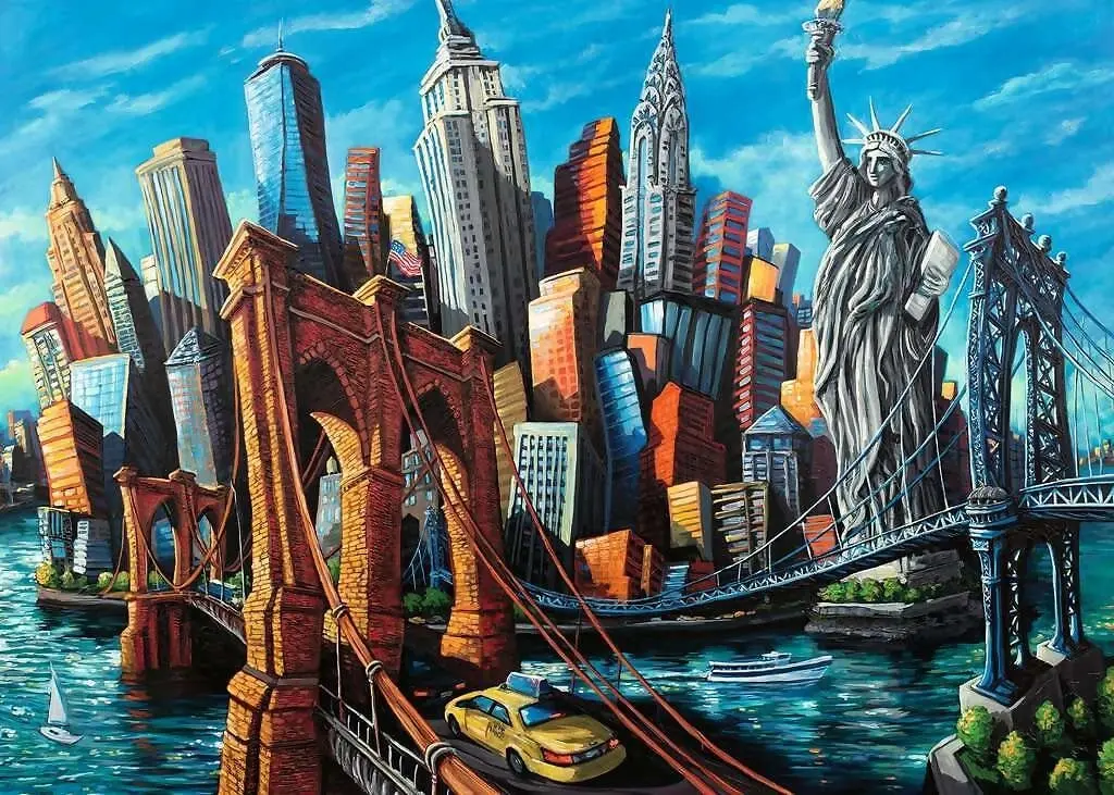 Ravensburger - Welcome To New York 1000 Pieces Jigsaw Puzzle