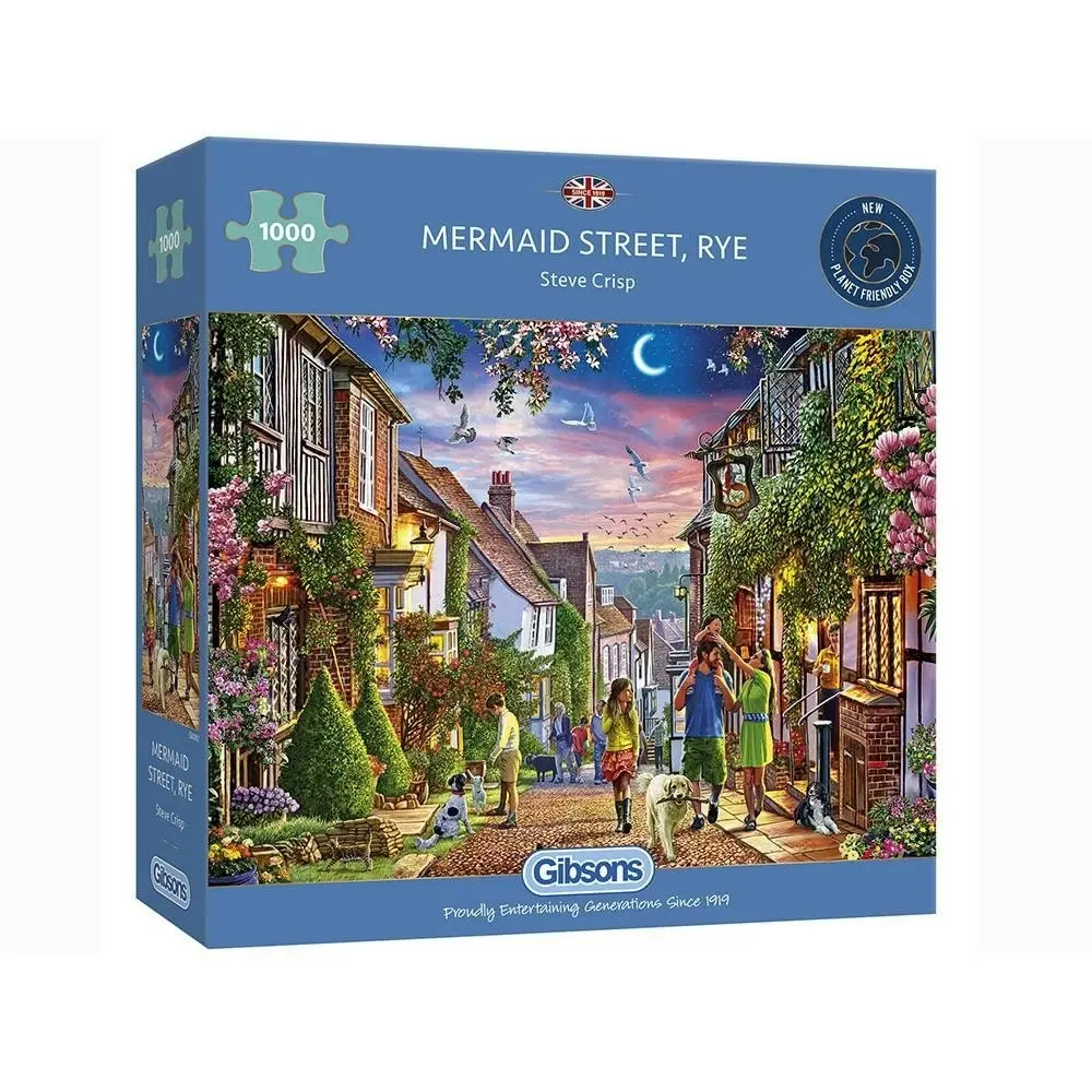 Gibsons - Mermaid Street Rye Jigsaw Puzzle 1000 Pieces