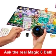 Mattel - Magic 8 Ball Board Games Magical Encounter Cooperative Board Game With Magic 8 Ball