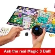 Mattel - Magic 8 Ball Board Games Magical Encounter Cooperative Board Game With Magic 8 Ball