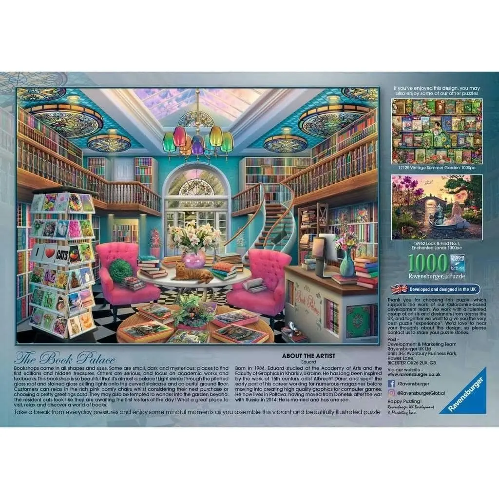 Ravensburger - The Book Palace 1000 Pieces Puzzle