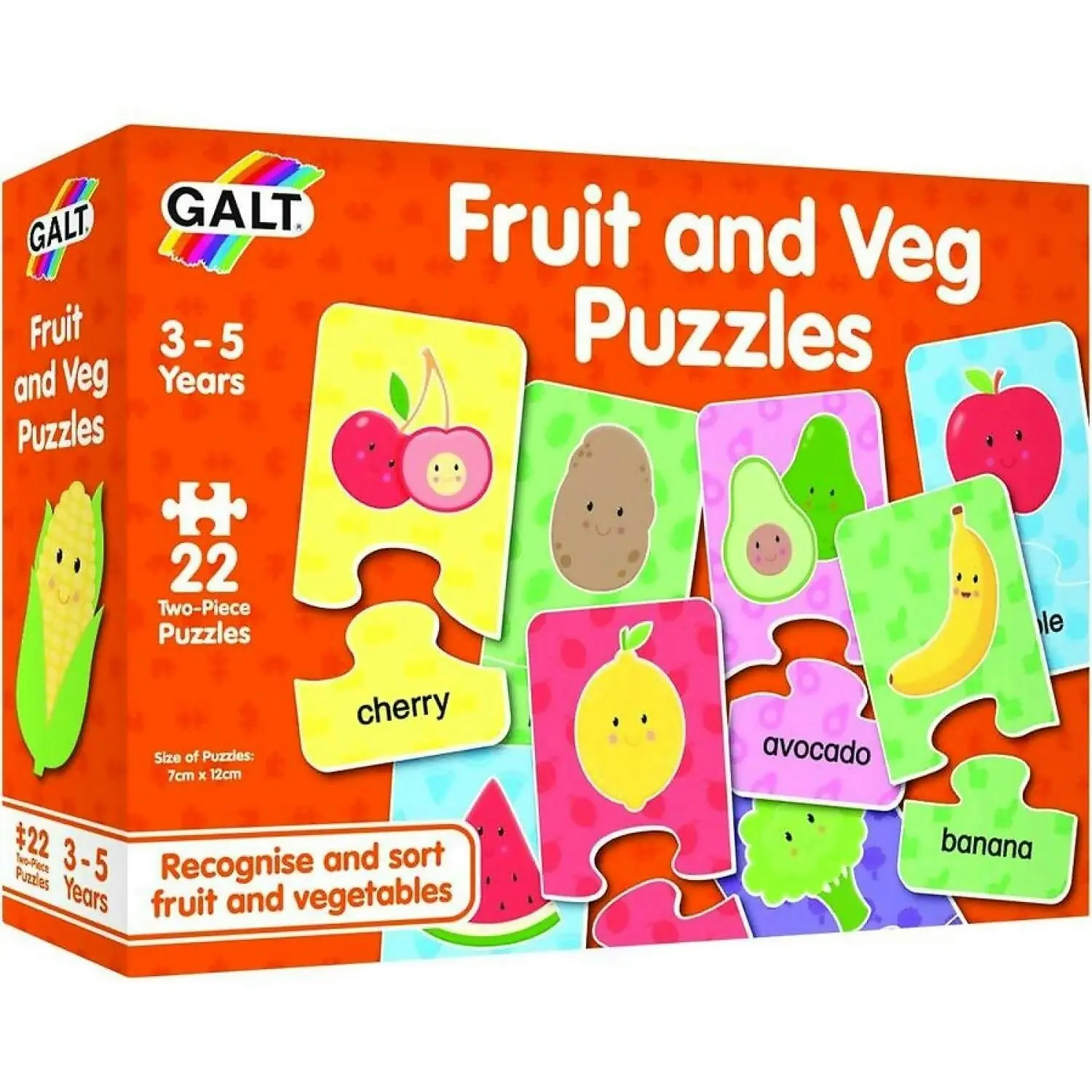 Galt - Fruit And Veg Puzzles 22 X 2pc