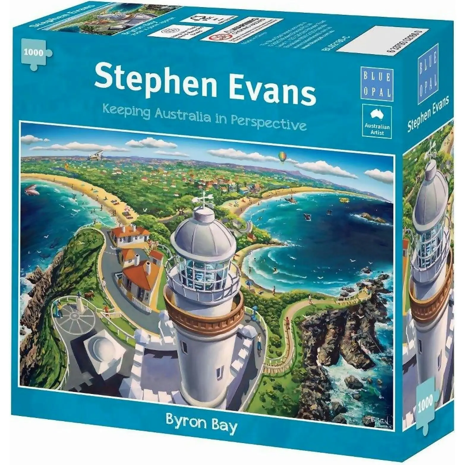 Blue Opal - Evans Byron Bay Jigsaw Puzzle 1000 Pieces