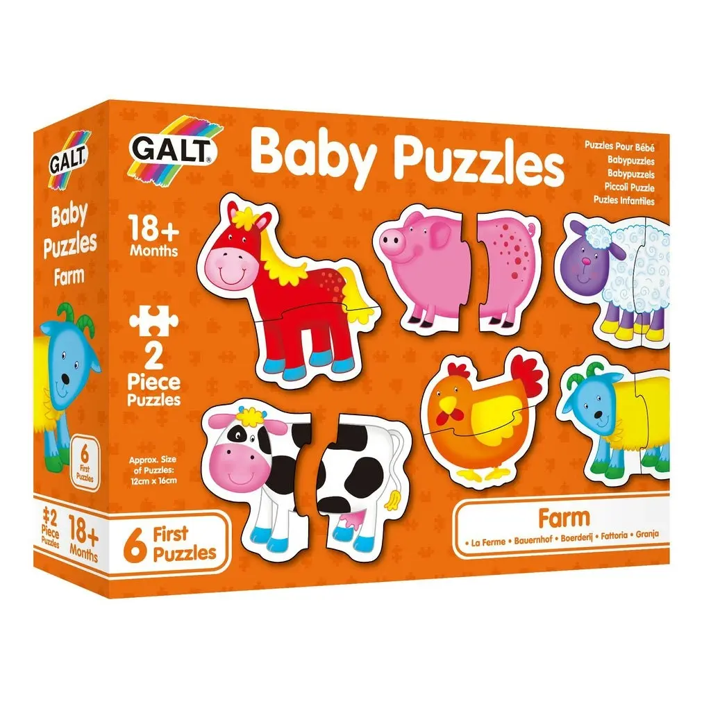 Galt - Baby Puzzles - Farm