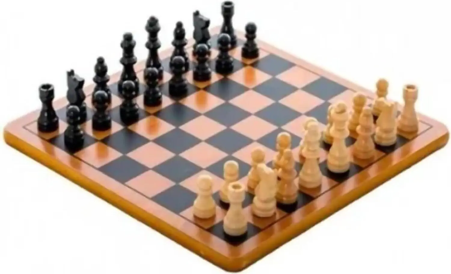 Spin Master - Wood Chess Set