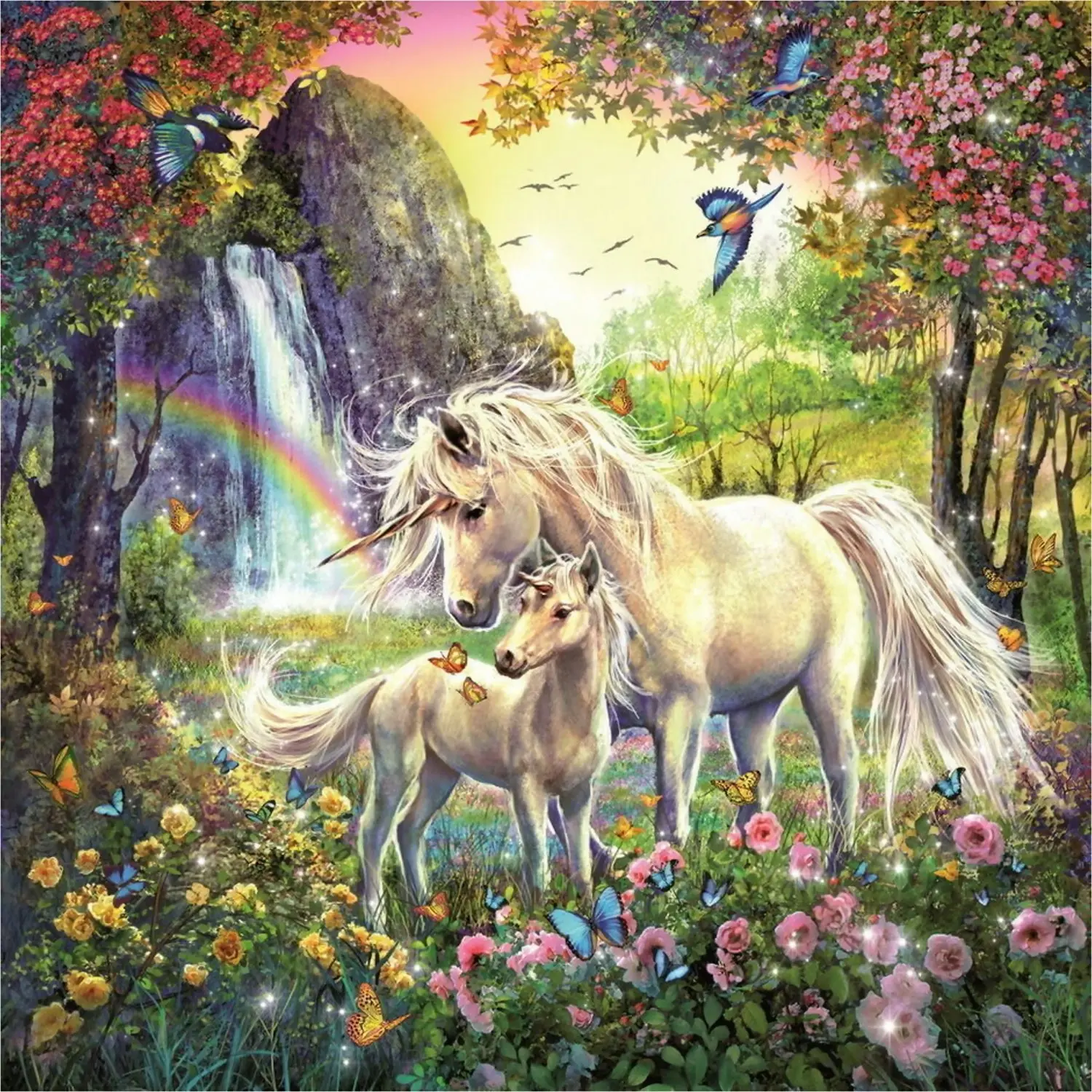 Ravensburger - Beautiful Unicorns Jigsaw Puzzle 3x49 Pieces