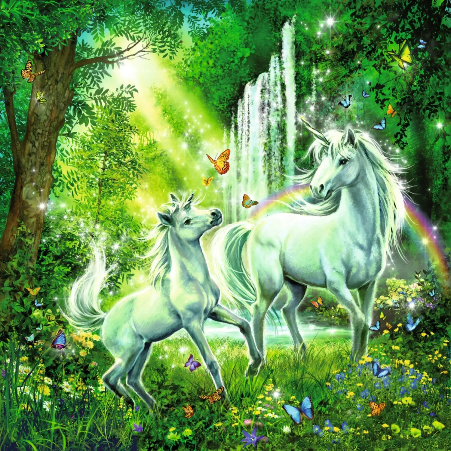 Ravensburger - Beautiful Unicorns Jigsaw Puzzle 3x49 Pieces