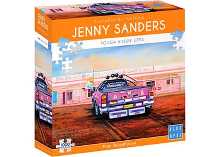 Blue Opal - Pink Roadhouse Jigsaw Puzzle 1000 Pieces