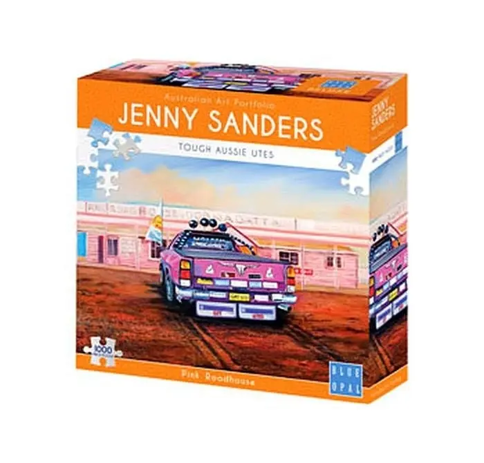 Blue Opal - Pink Roadhouse Jigsaw Puzzle 1000 Pieces