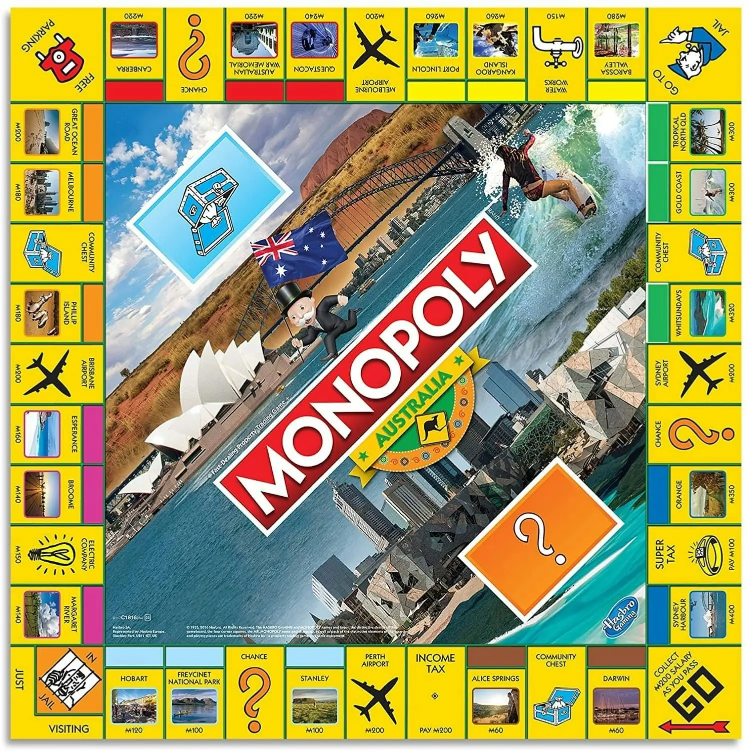 Monopoly -  Australia Special Edition Family Board Game - Australia's Best-loved Board Game Hasbro