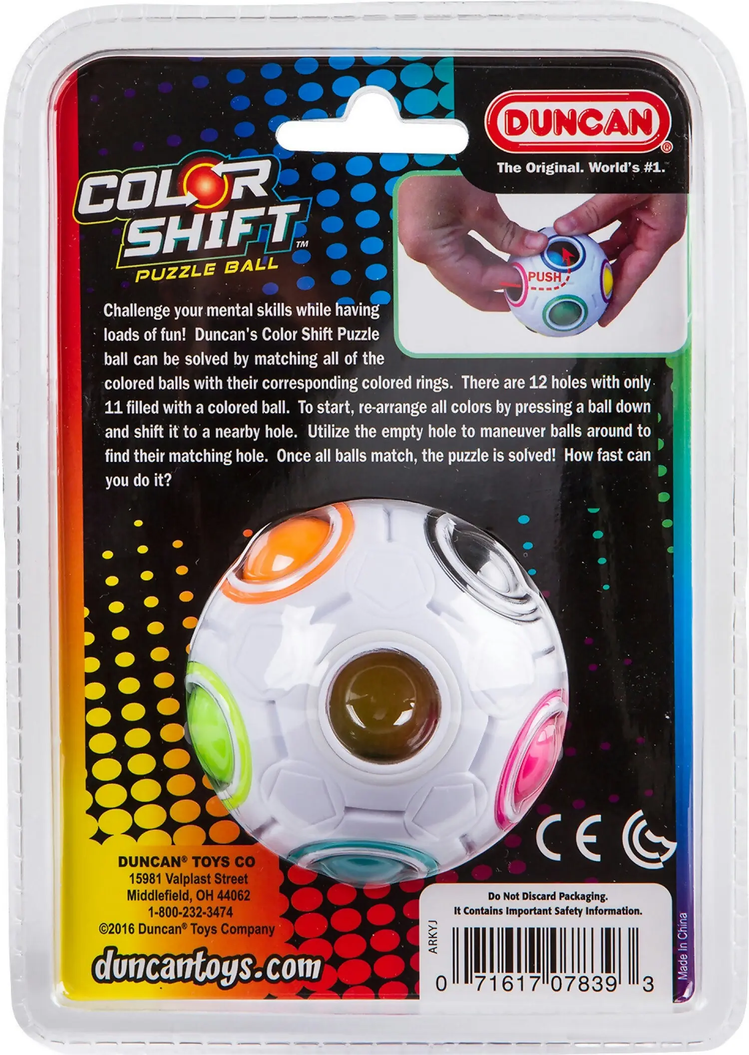 Duncan Colour Shift Puzzle Ball