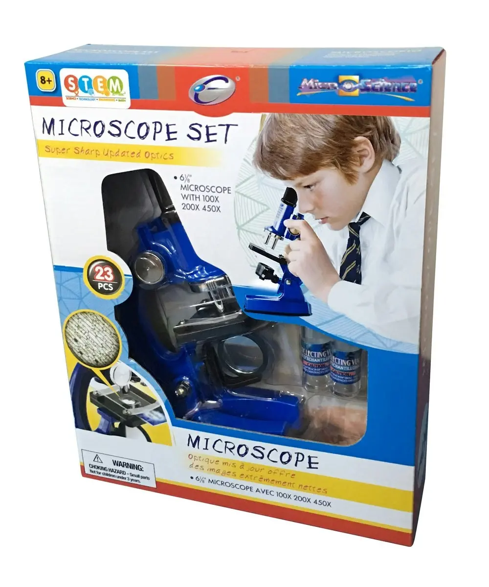 Microscope Set 100/200/450x 23 Pieces