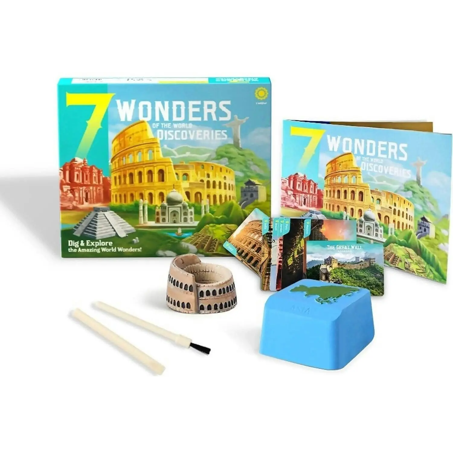 Dig Kit - 7 Wonders Of The World Discoveries - Johnco