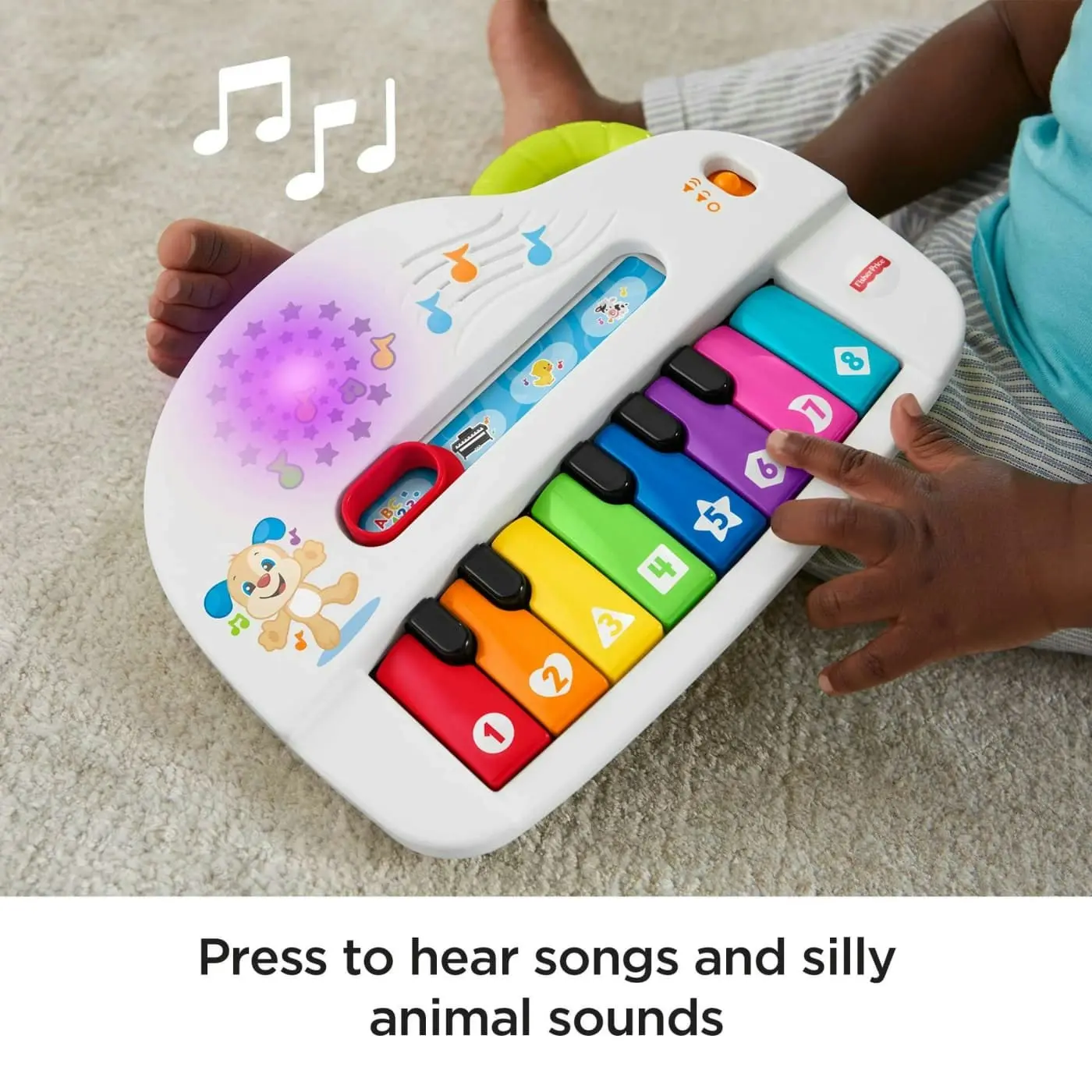 Fisher-Price - Laugh & Learn Silly Sounds Light-Up Piano