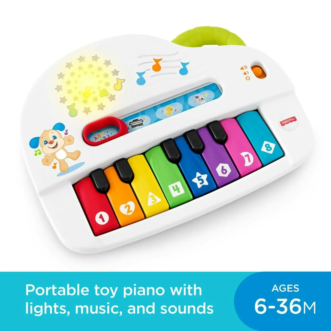 Fisher-Price - Laugh & Learn Silly Sounds Light-Up Piano