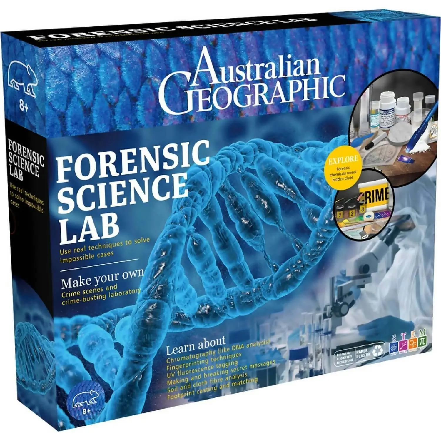 Australian Geographic - Forensic Science Lab Kit