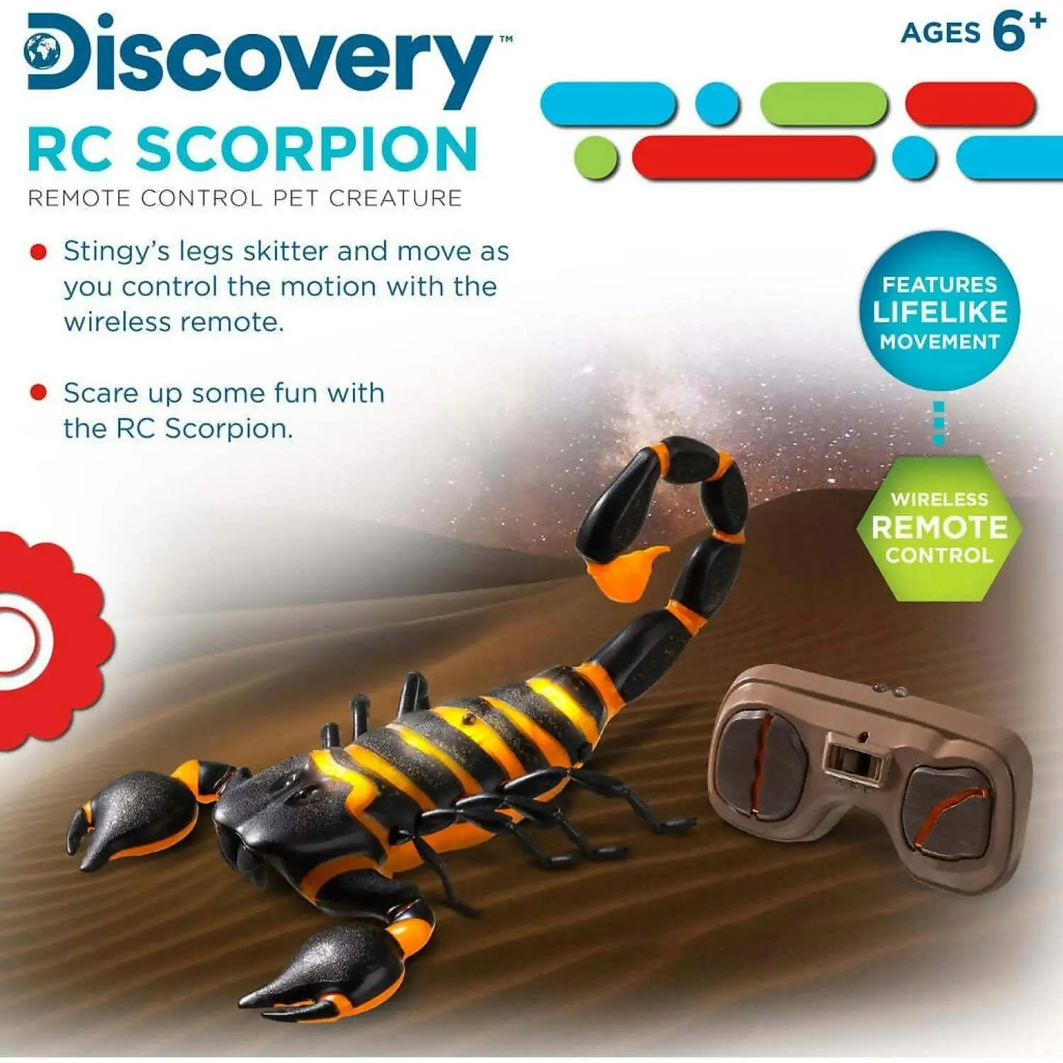 Remote Control Fire Scorpion With Led Lights