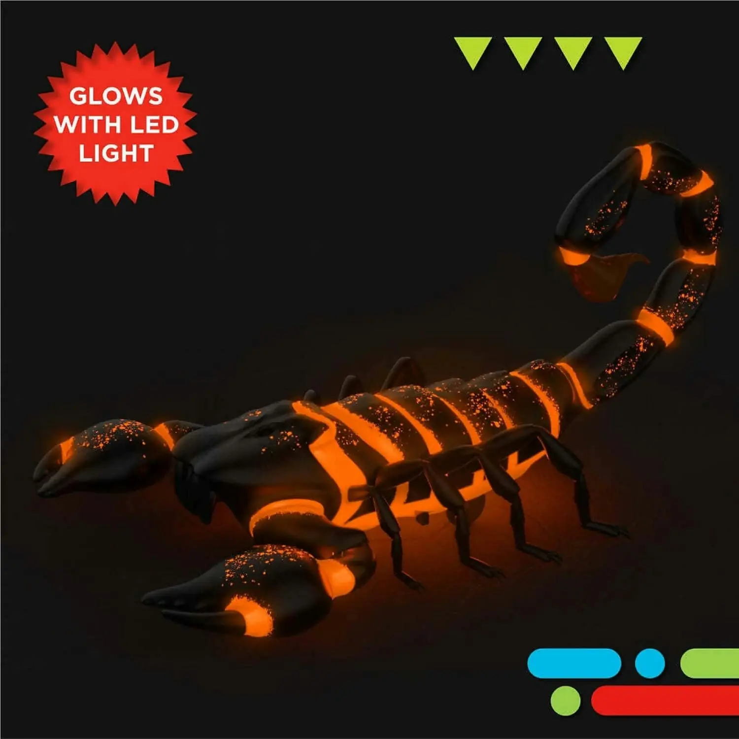 Remote Control Fire Scorpion With Led Lights