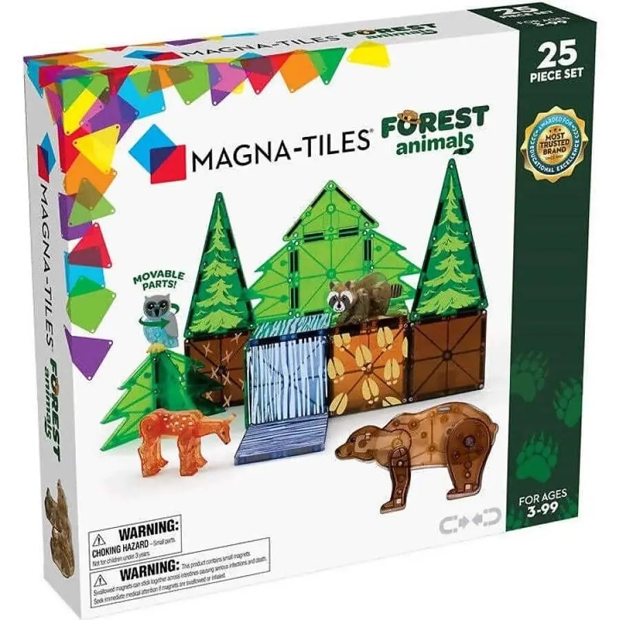 Magna Tiles - Forest Animals 25 Piece Set - Johnco