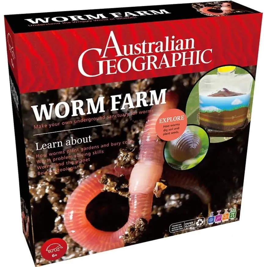 Australian Geographic: Worm Farm