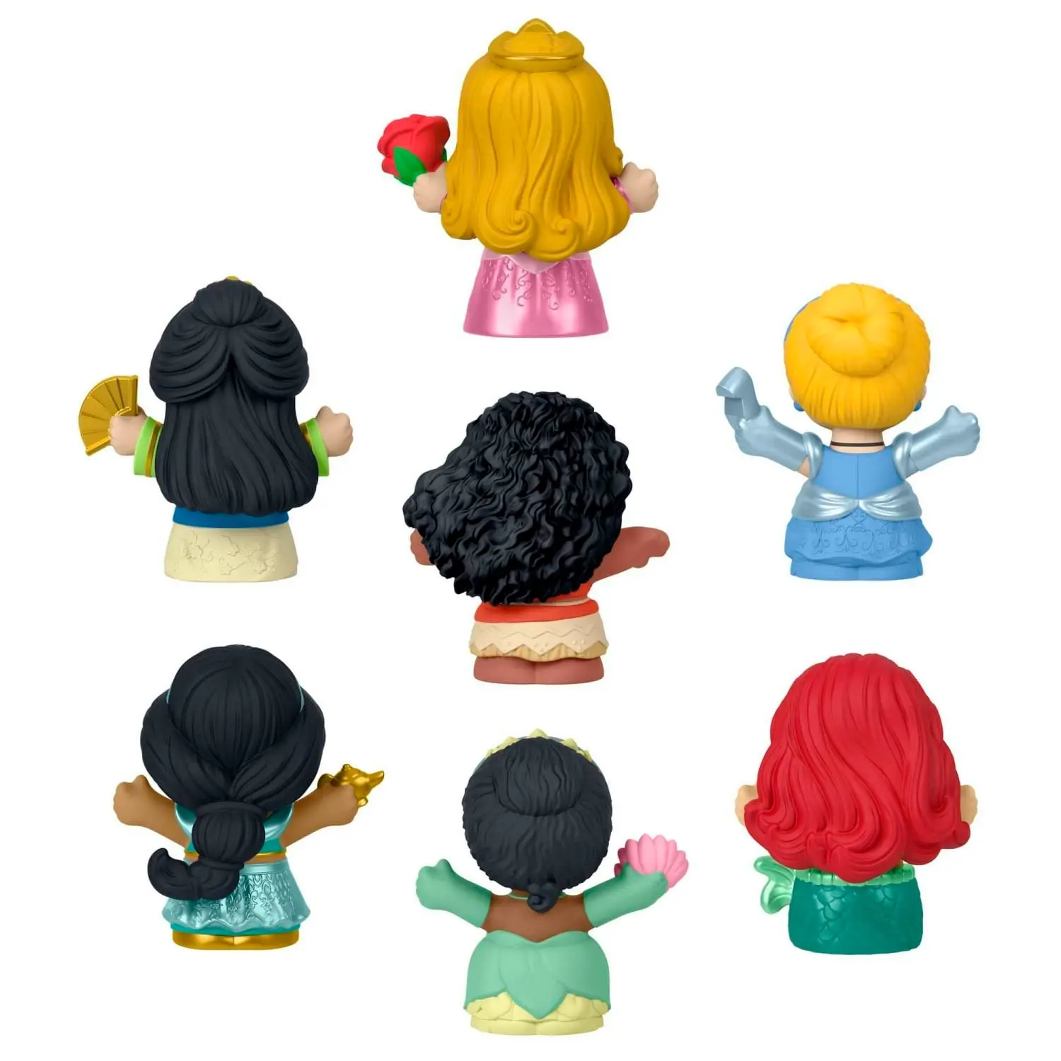 Fisher-Price - Little People Disney Princess Toys 7-figure Pack For Toddlers And Preschool Kids