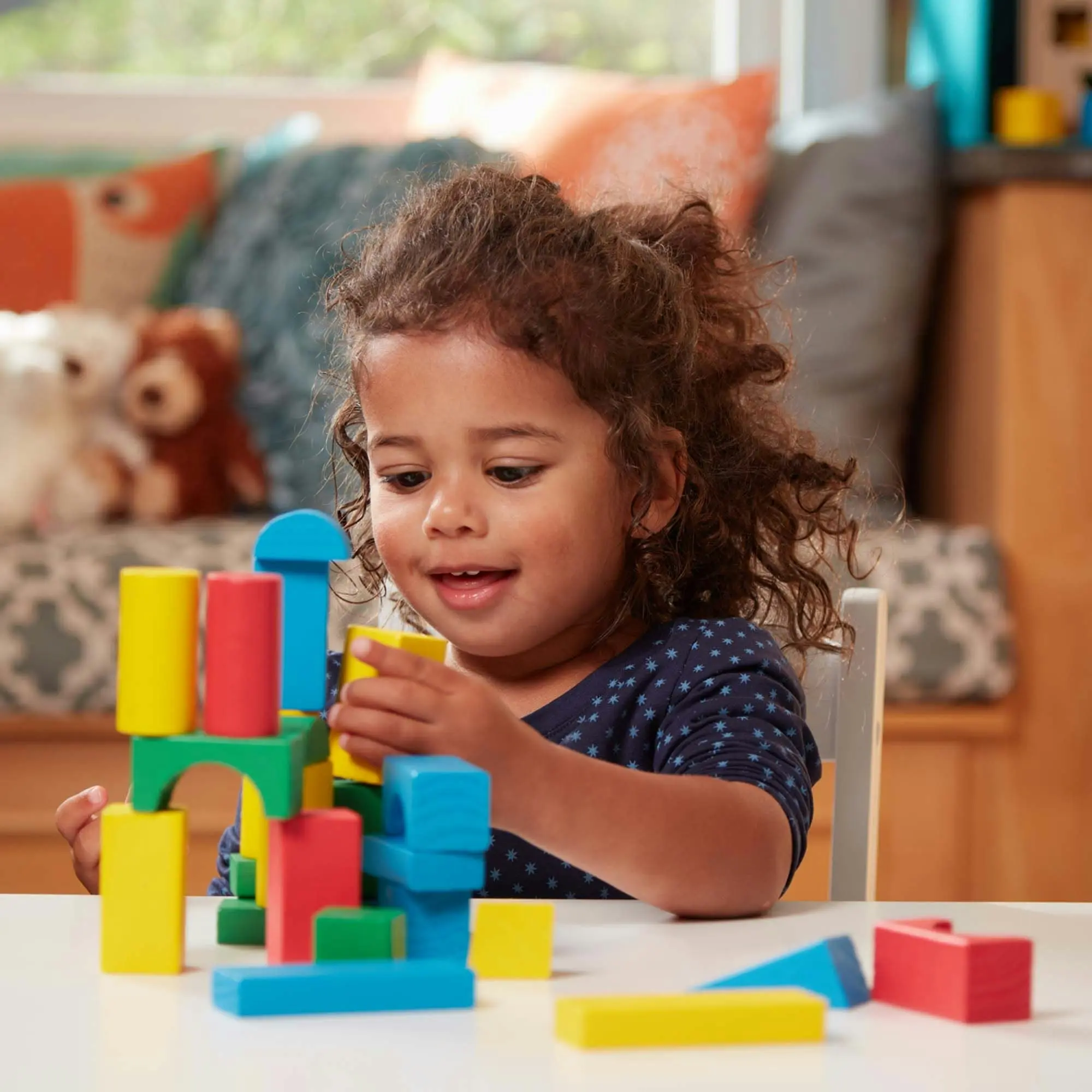 Melissa & Doug - 100 Piece Wood Blocks Set