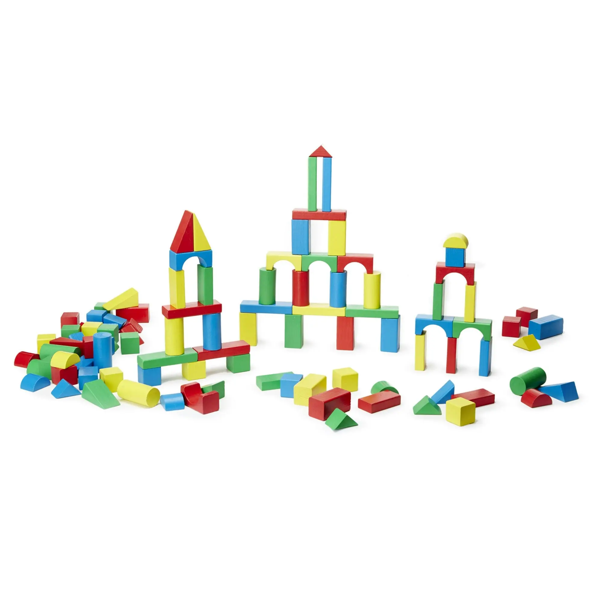 Melissa & Doug - 100 Piece Wood Blocks Set