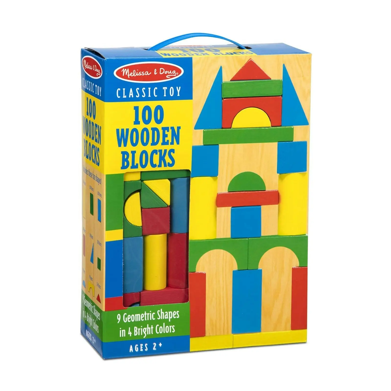 Melissa & Doug - 100 Piece Wood Blocks Set