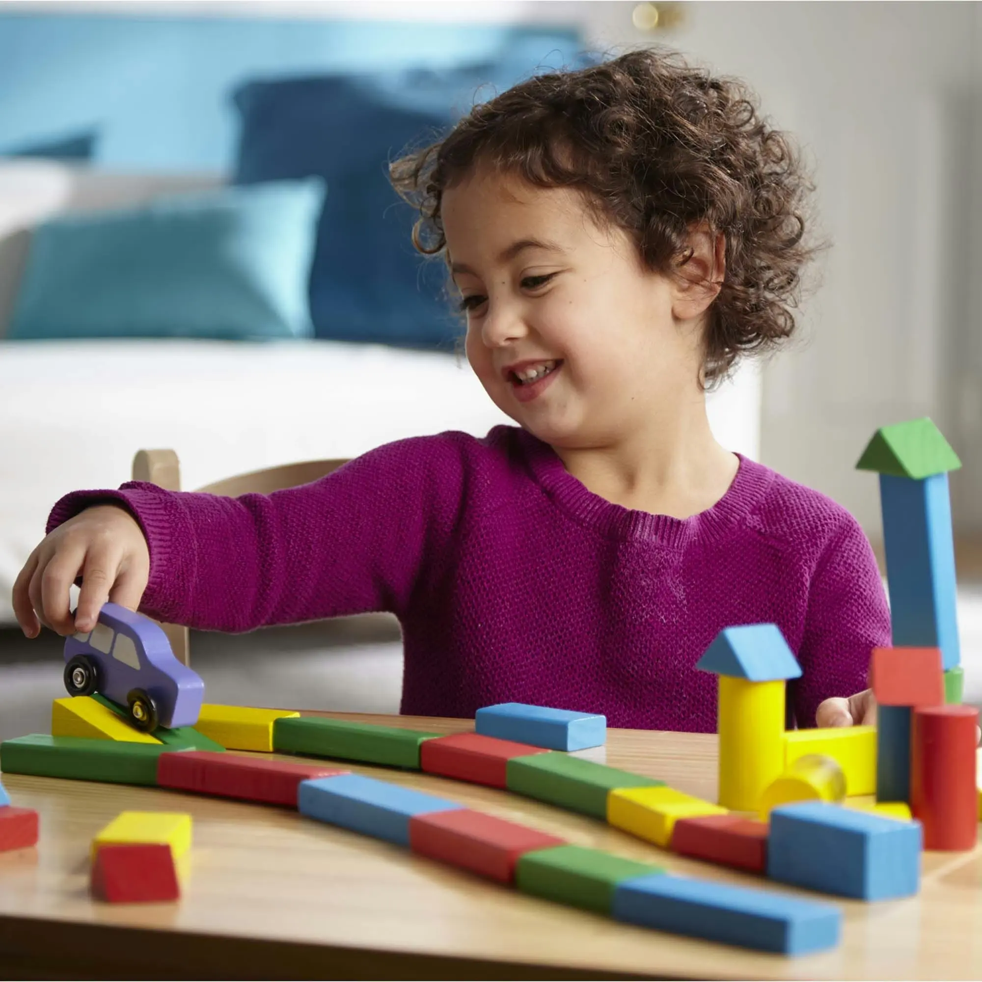 Melissa & Doug - 100 Piece Wood Blocks Set