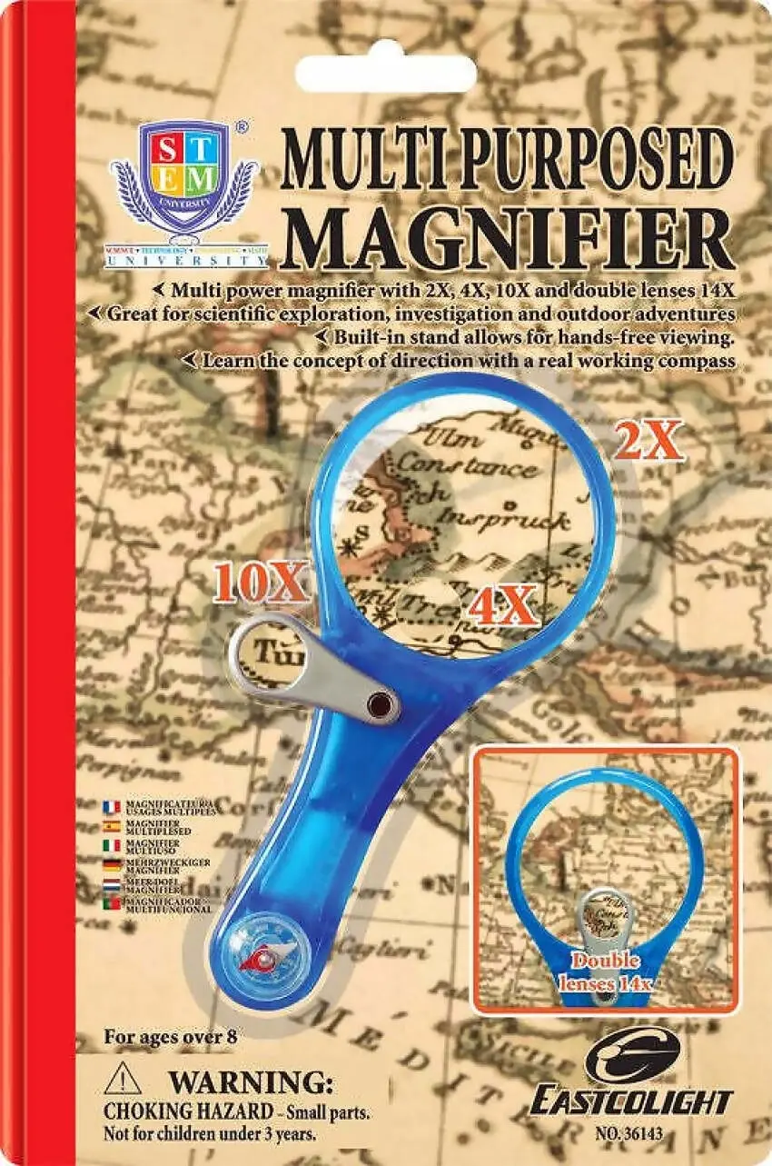 Eastcolight - Stem Multipurpose Magnifier With Compass