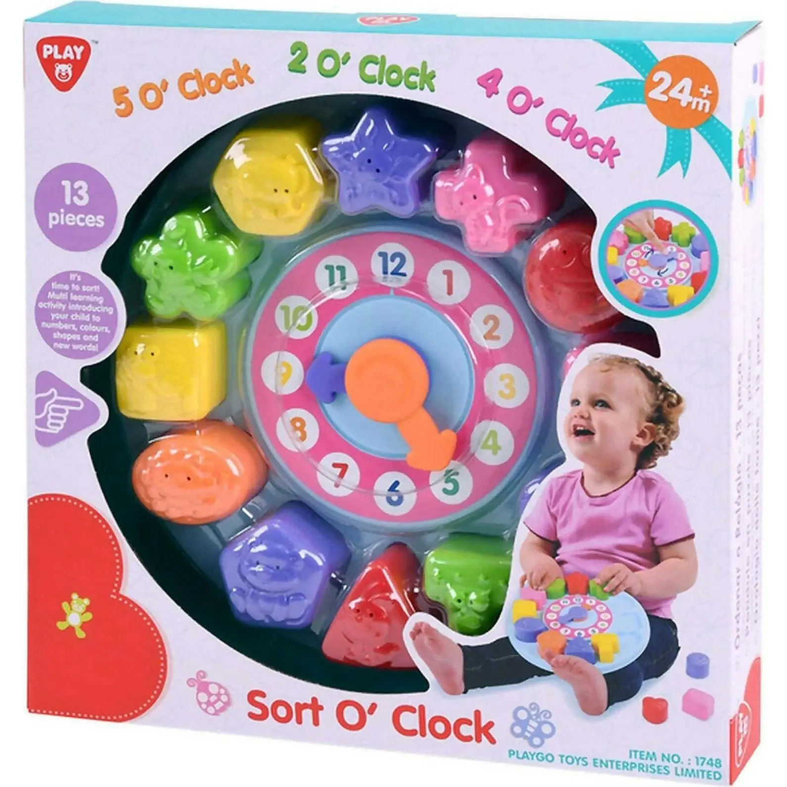 Playgo Toys Ent. Ltd - Sort O Clock