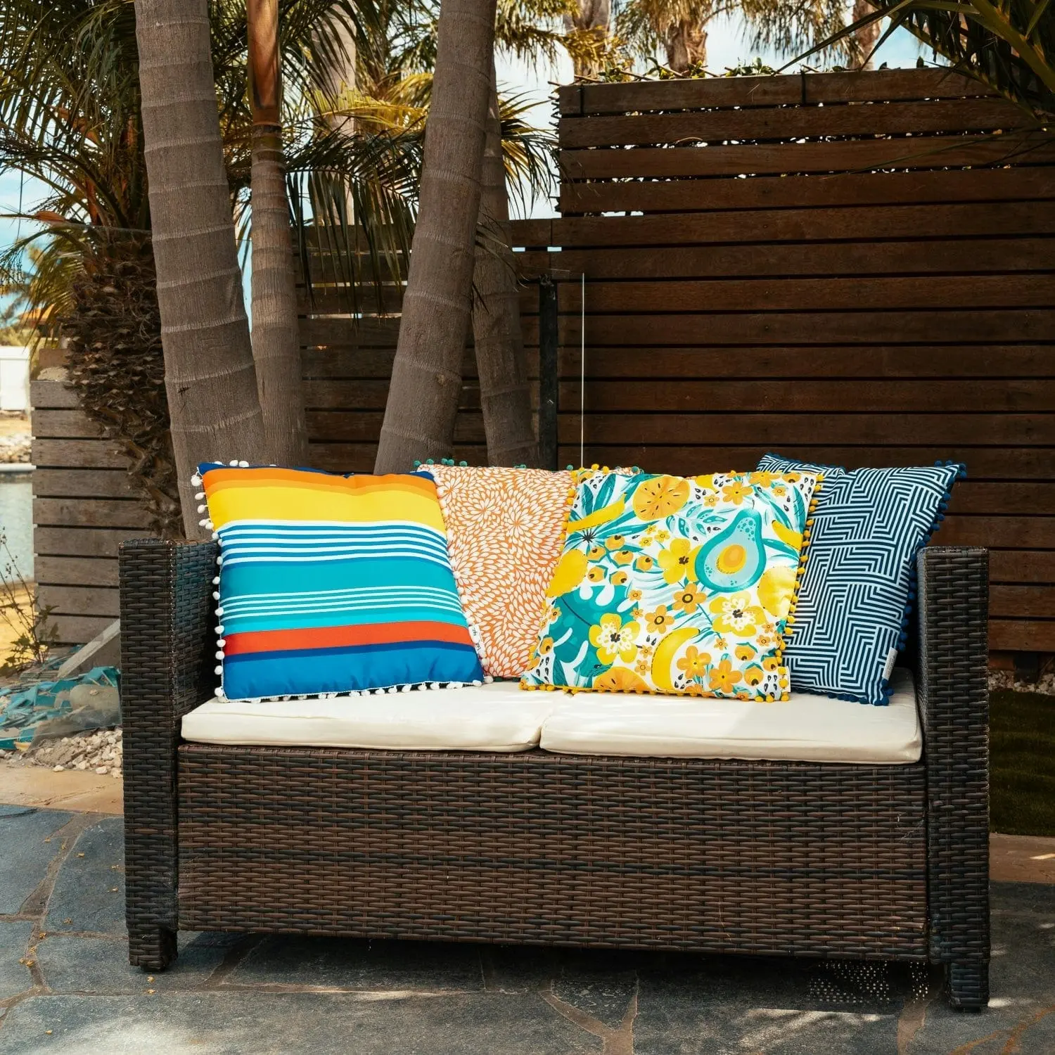 Lazy Dayz Waterproof Outdoor Cushion - Makena