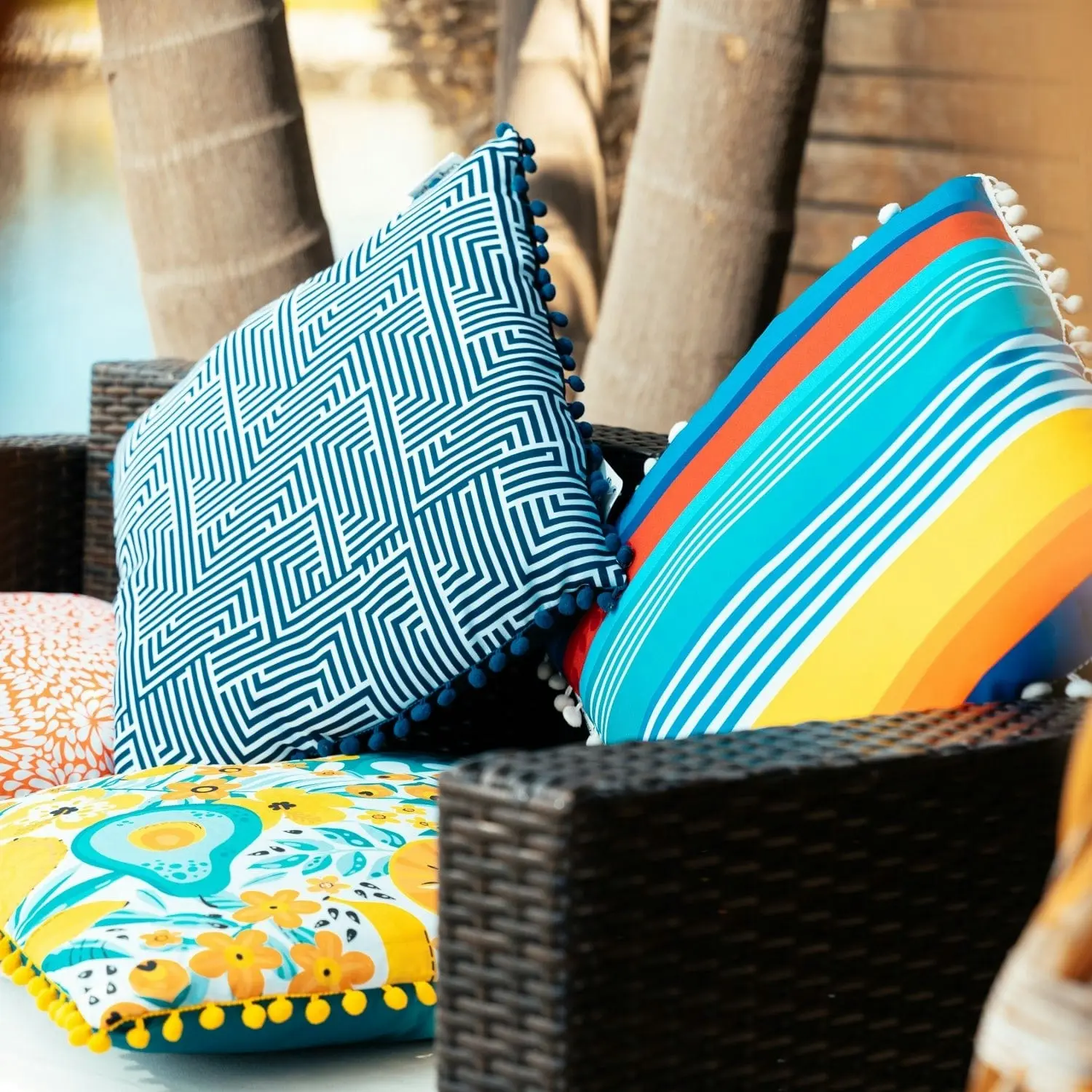 Lazy Dayz Waterproof Outdoor Cushion - Makena