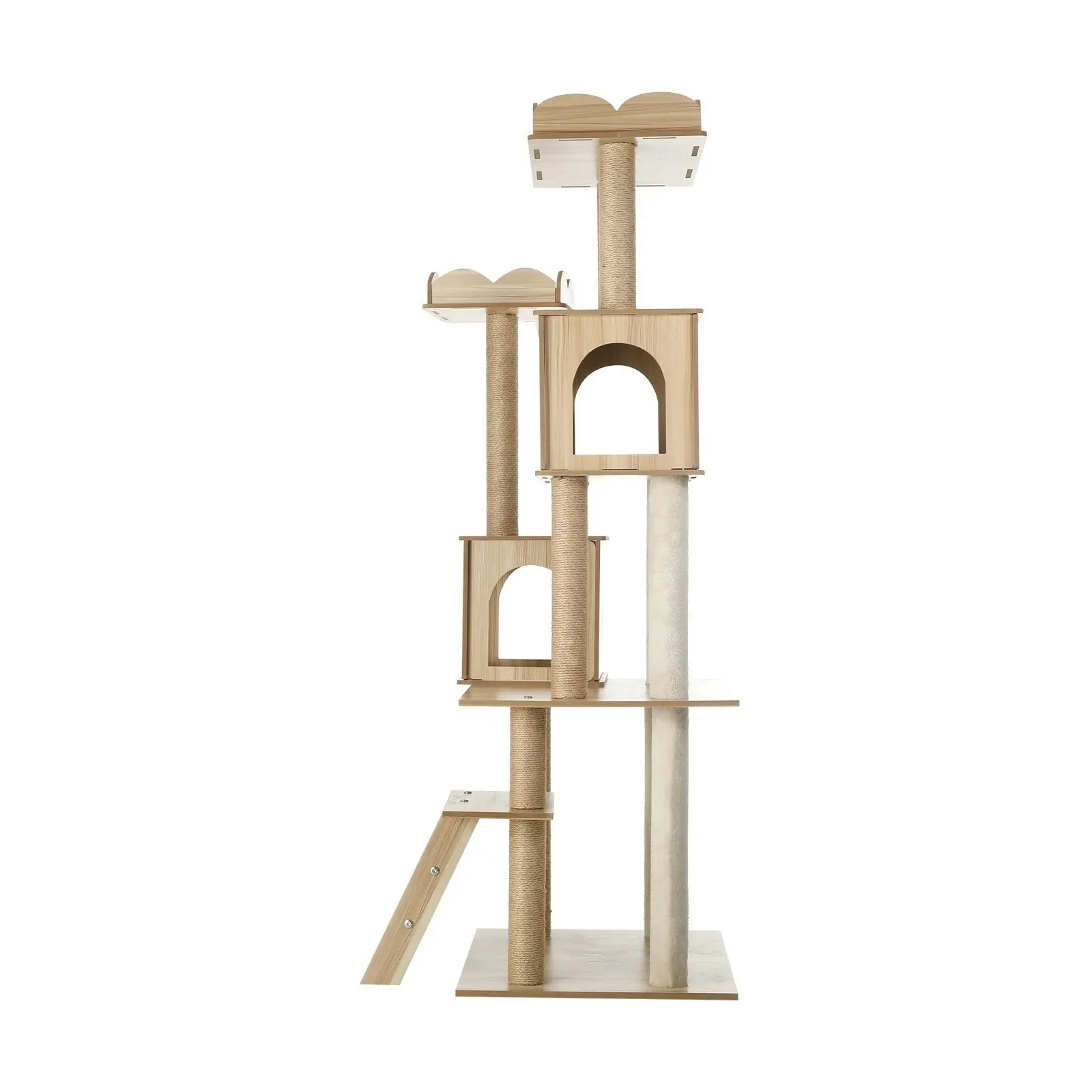 Alopet 161cm Cat Tree Tower Scratching Post House Bed Wood Scratcher Condo