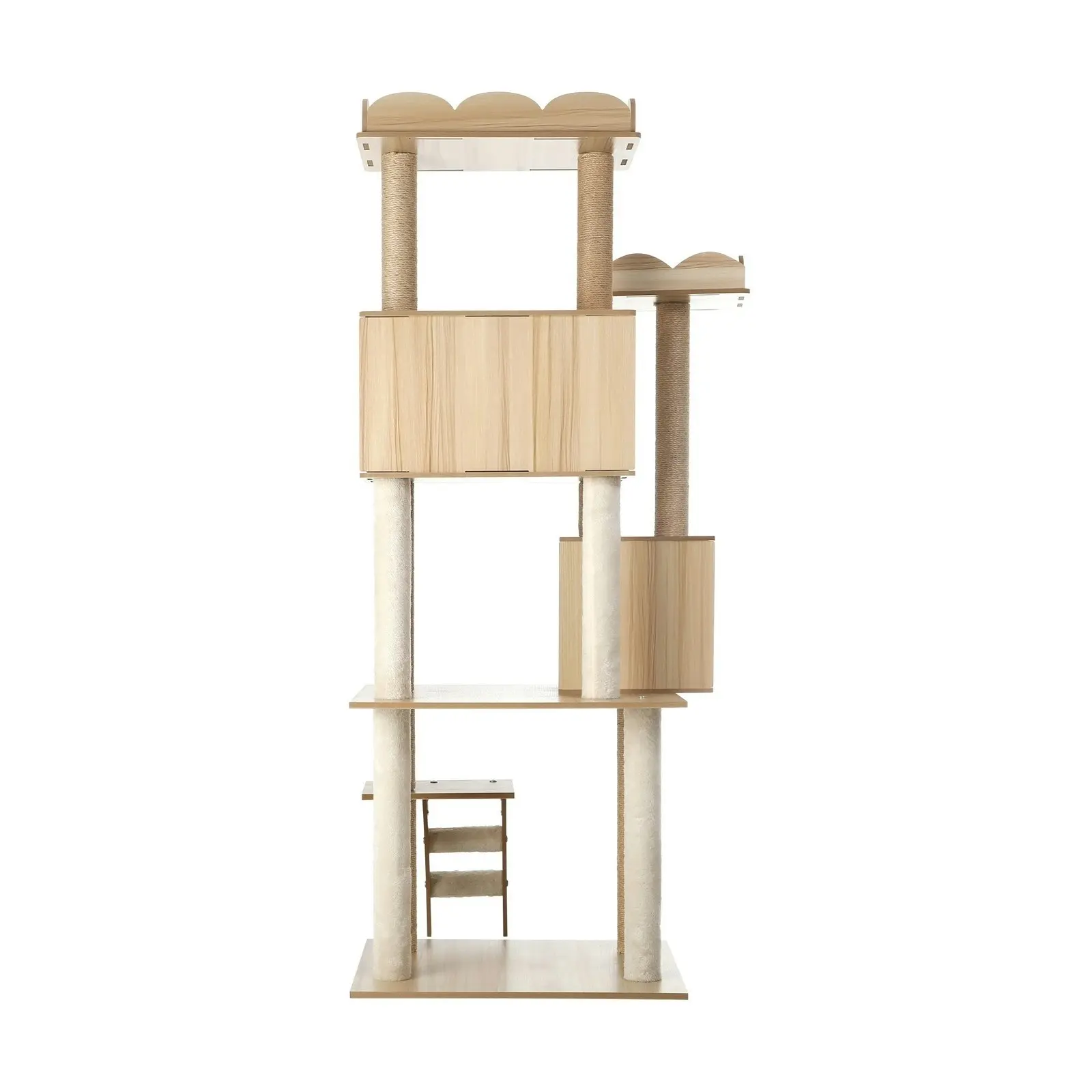 Alopet 161cm Cat Tree Tower Scratching Post House Bed Wood Scratcher Condo